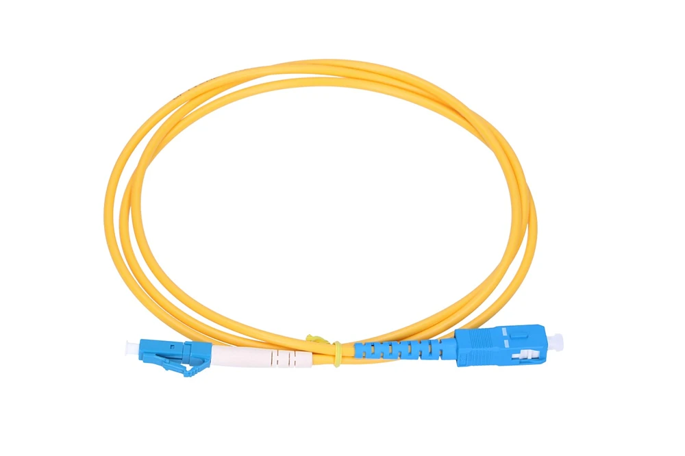 „Extralink“ jungiamasis laidas LC/UPC-SC/UPC, vienmodis, simpleksas, G652D, 3 mm, 0,5 m
