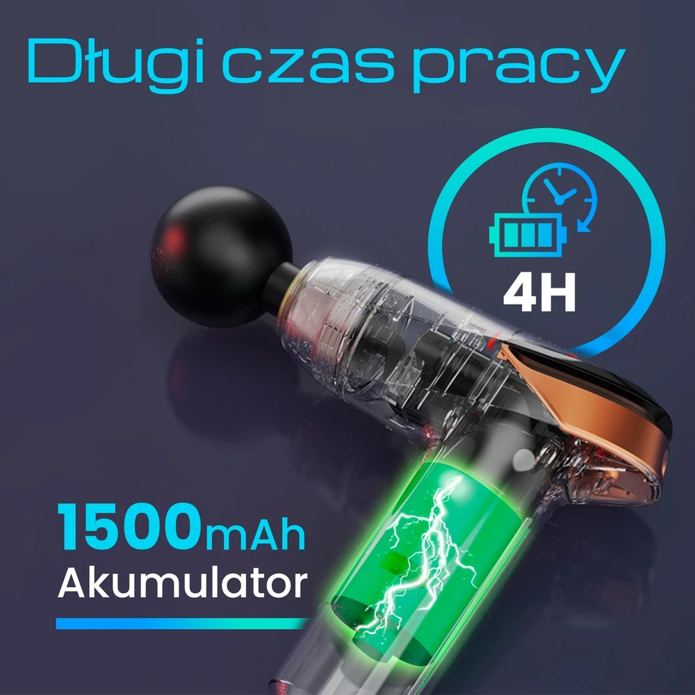 Extralink Massage Gun Lite juoda