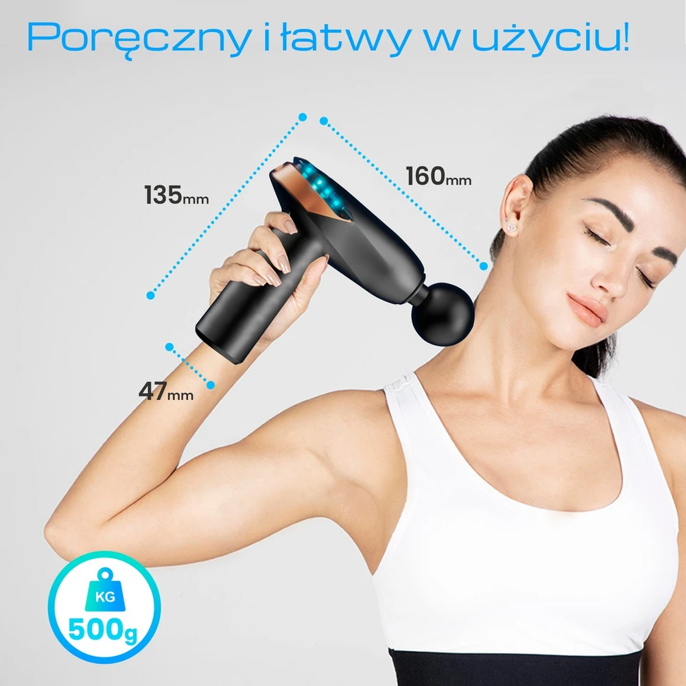 Extralink Massage Gun Lite juoda