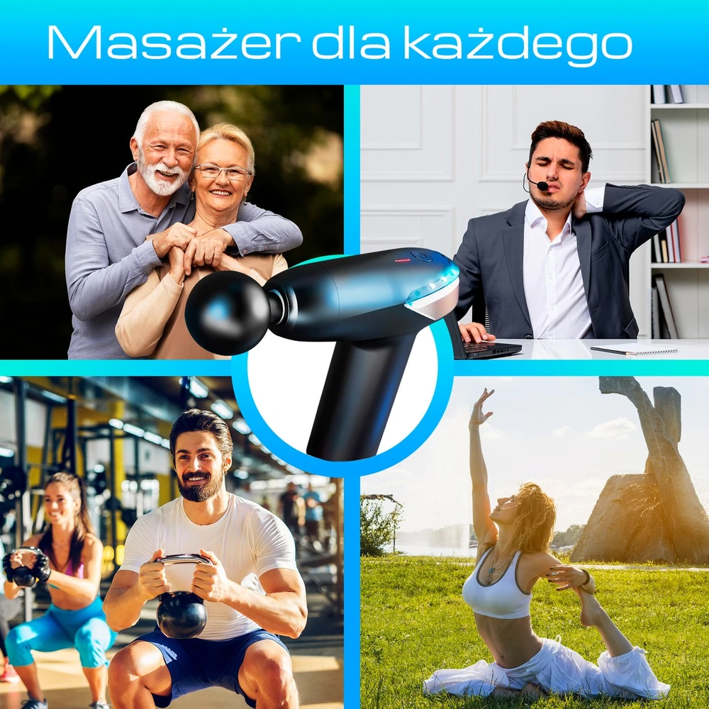 Extralink Massage Gun Lite juoda