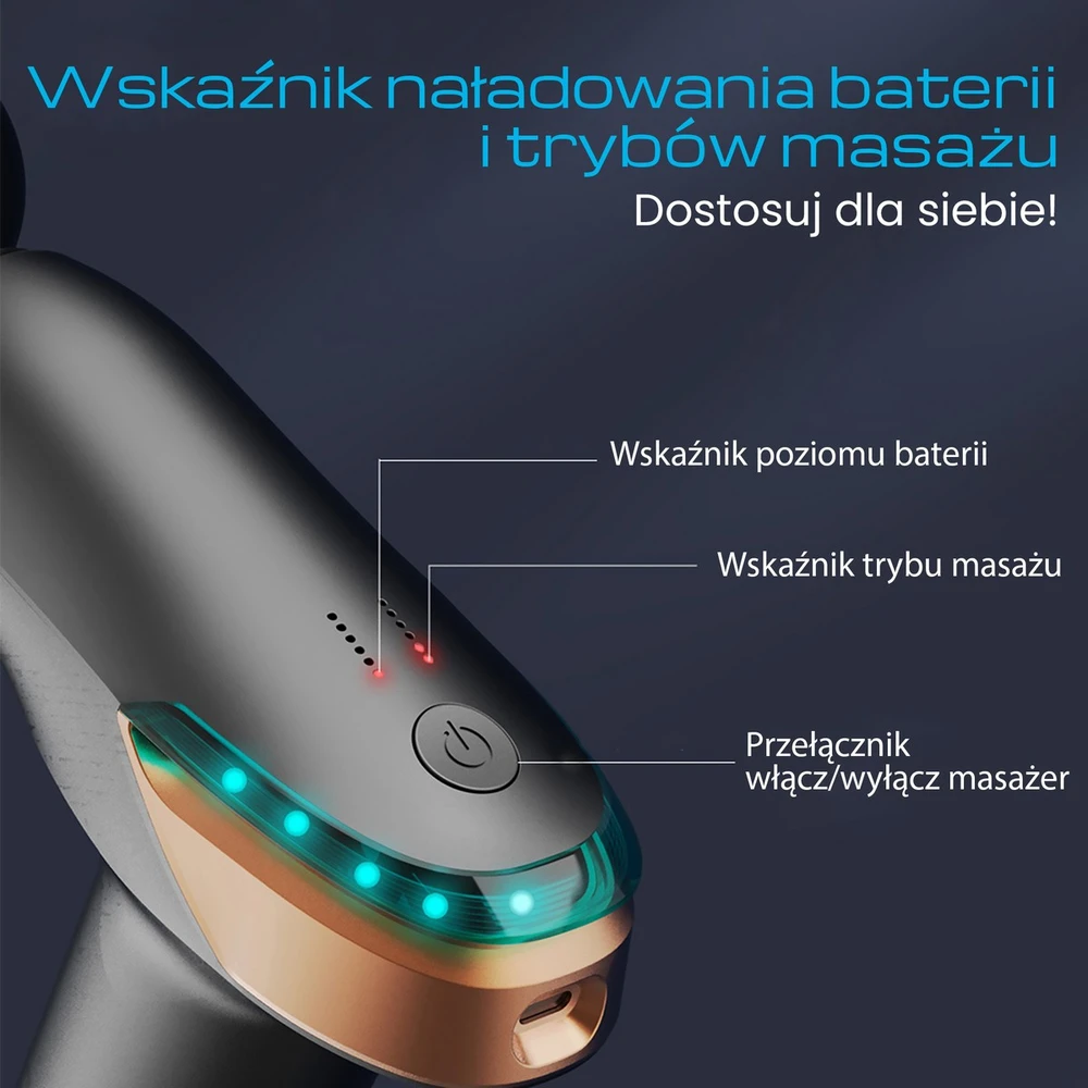Extralink Massage Gun Lite juoda