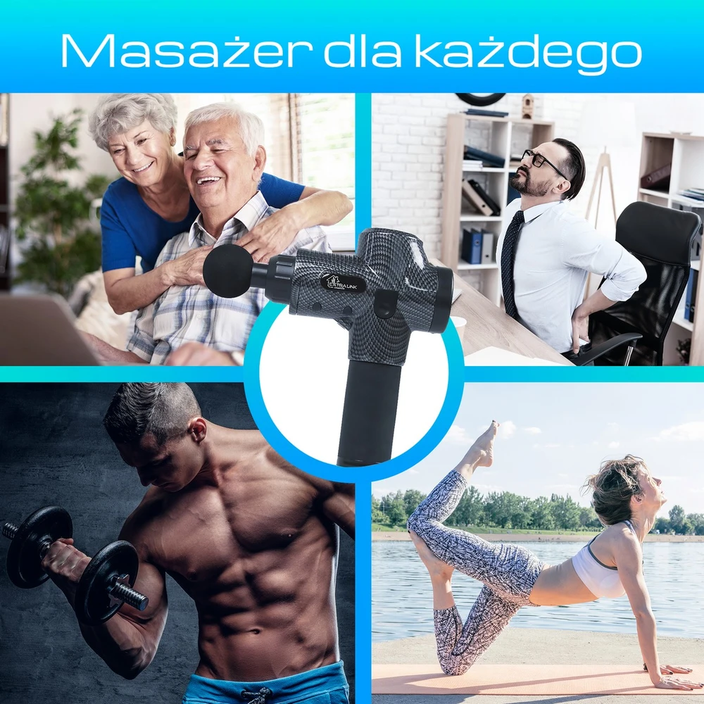 Extralink Masažo pistoletas Pro