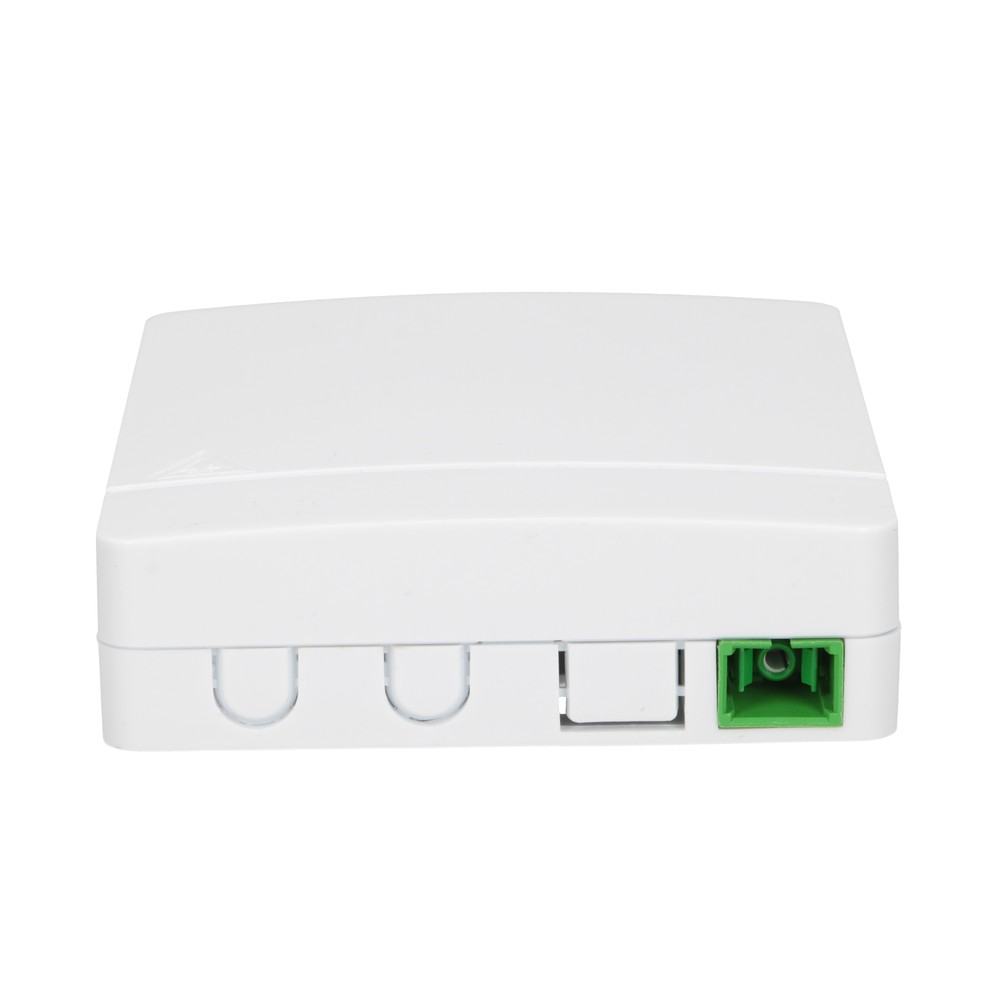 EXTRALINK Olivia 2 gyslų šviesolaidinė galinė dėžutė su kojeliu ir SC/APC adapteriu