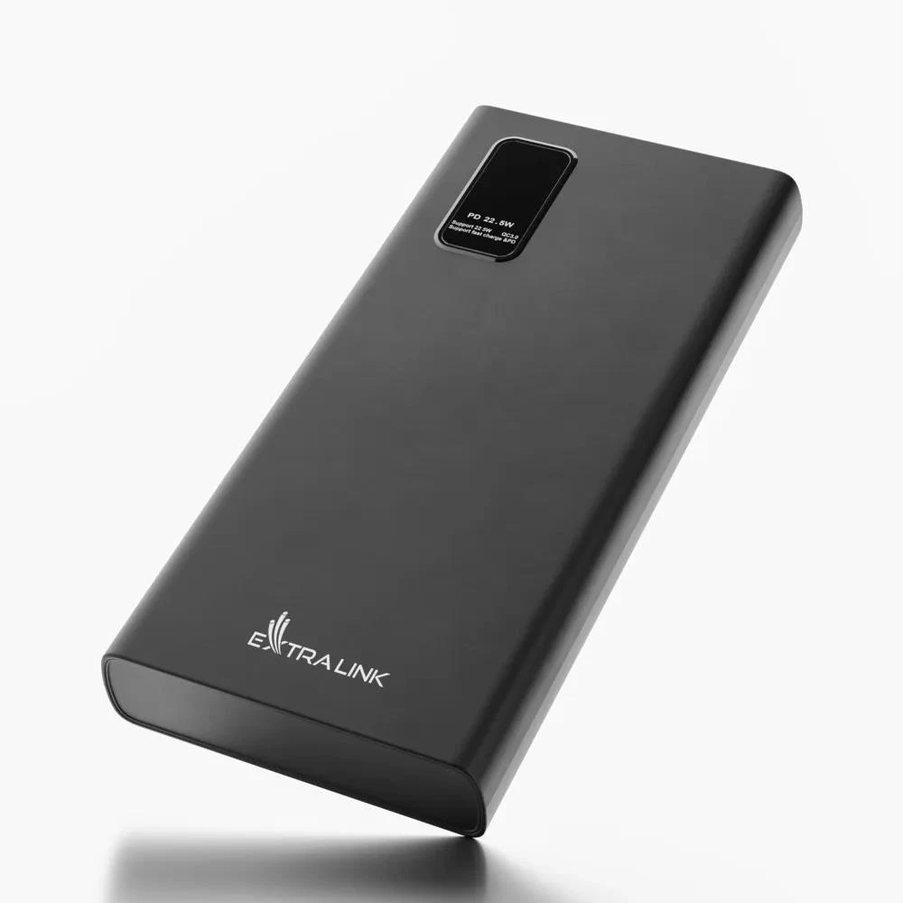 Atsarginis maitinimo šaltinis ("Power Bank") Powerbankas Extralink EPB-067B 10000mAh, juodas
