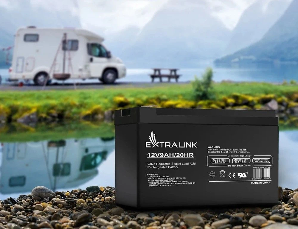 EXTRALINK akumuliatoriaus akumuliatorius AGM 12V 9AH