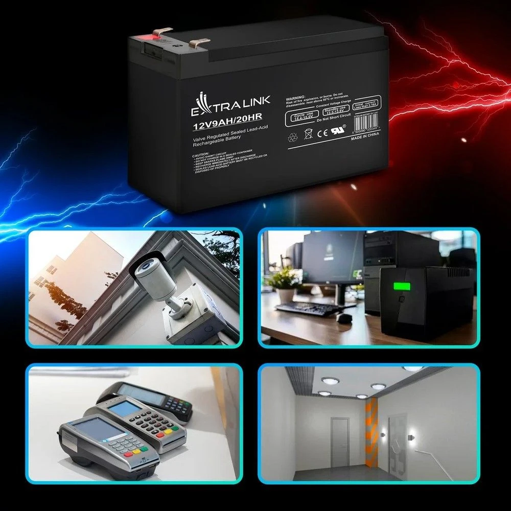 EXTRALINK akumuliatoriaus akumuliatorius AGM 12V 9AH