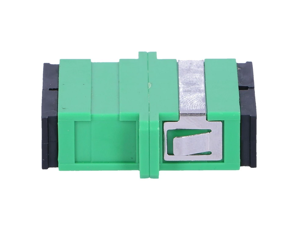 Optinis SC/APC Duplex adapteris su fiksatoriumi