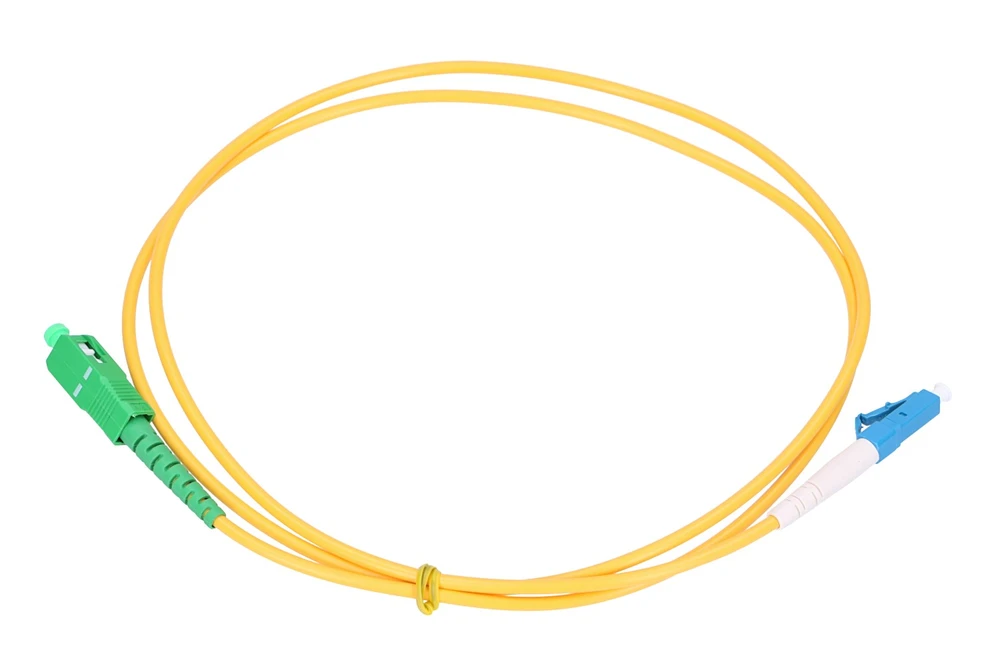 Extralink SC/APC-LC/UPC | Jednomodowy, Simplex, G657A, 3mm, 2m