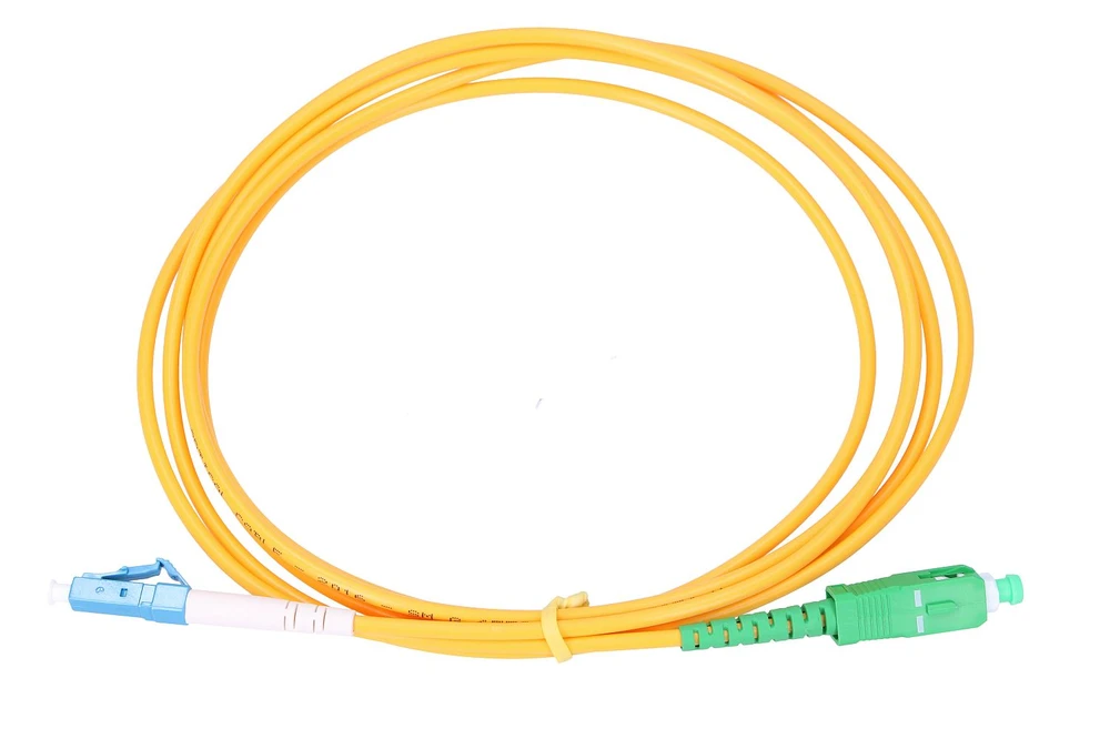 „Extralink“ jungiamasis laidas SC/APC-LC/UPC, vienmodis, simpleksinis, G652D, 3 mm, 20 m