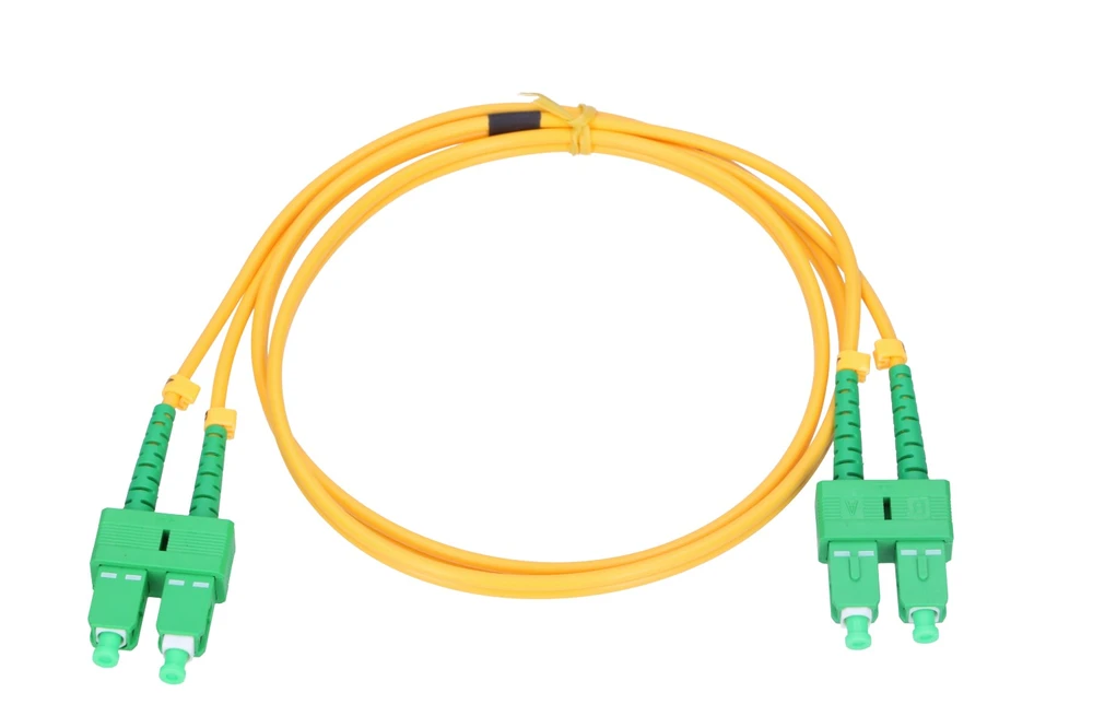„Extralink“ jungiamasis laidas SC/APC-SC/APC, vienmodis, dvipusis, G.657A1, 3 mm, 5 m