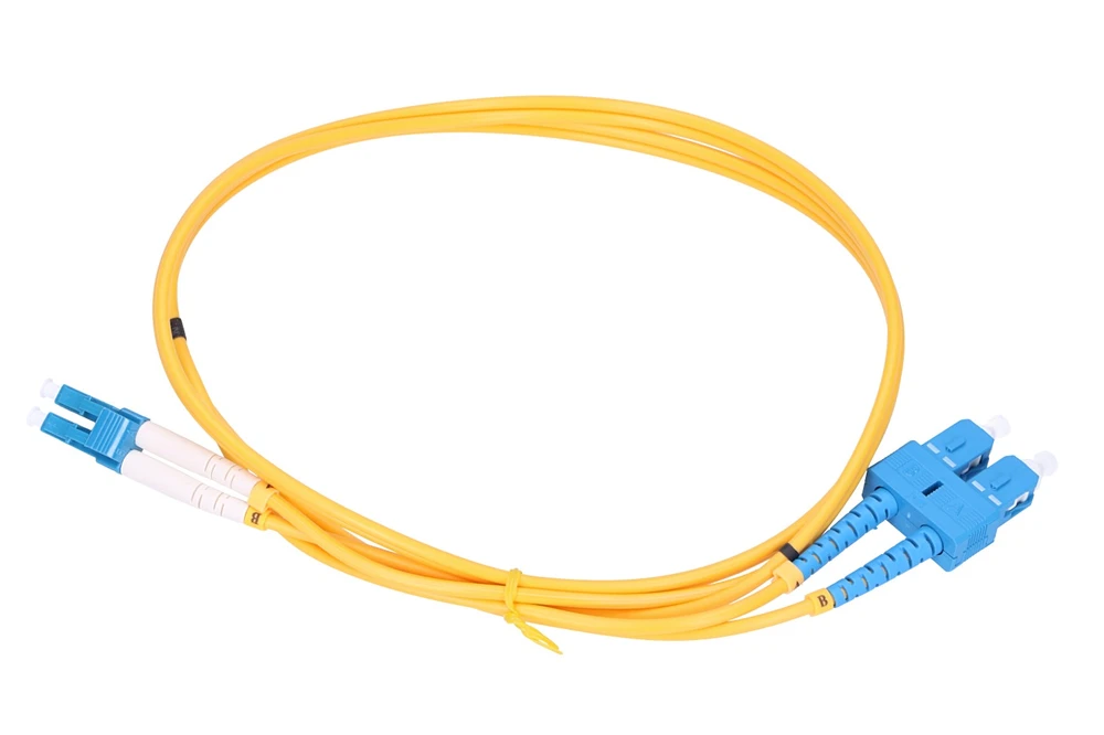 EXTRALINK Patchcord SC/UPC-LC/UPC SM dvipusis G652D 3,0 mm 1 m PVC