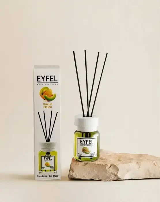 Drėkintuvas Eyfel namų kvapas su lazdelėmis "MELIONAS 120 ml."