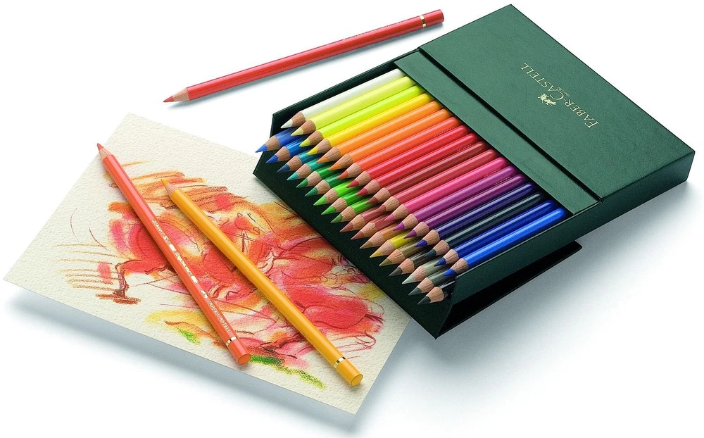 Spalvoti pieštukai Faber-Castell Polychromos, 36 spalvų