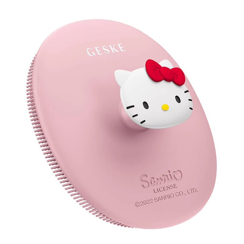 Veido valymo šepetėlis 3in1 su rankena Geske su programėle (Hello Kitty rožinis)