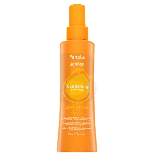 Fanola Wonder maitininantis Extra Care Leave-in Milk purškiamas maitinantis pienelis plaukams, 195 ml