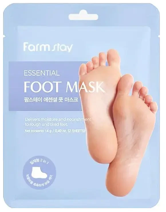 „FarmStay Essential“ pėdų kaukė 2 vnt.* 14 g