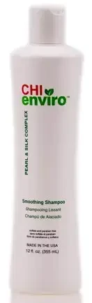 Glotninamasis plaukų šampūnas su šilko ir perlų kompleksu CHI Enviro Smoothing Šampūnas 355ml