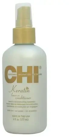 Farouk Systems Nenuskalaujamas pažeistų plaukų kondicionierius su keratinu CHI Keratin Leave-in Conditioner 177 ml