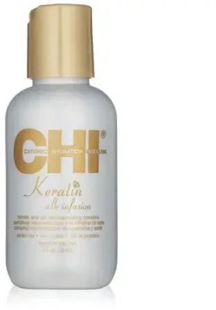 Keratino ir šilko kompleksas plaukams CHI Keratin Silk Infusion, 59 ml