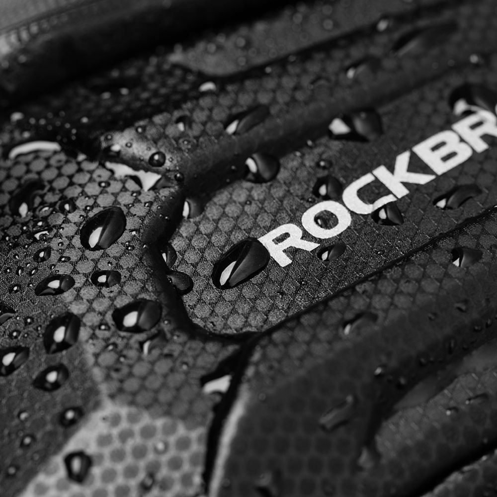 Dviračio rankinė Rockbros Hardpouch M juoda, su telefono laikikliu