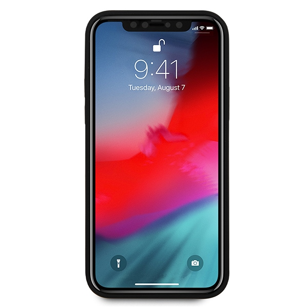 Ferrari Off Track Quilted dėklas iPhone 12 / 12 Pro, juodas