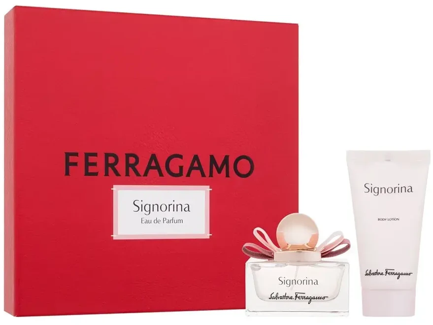 Salvatore Ferragamo Ferragamo Signorina rinkinys moterims (EDP, 30 ml + kūno losjonas, 50 ml)