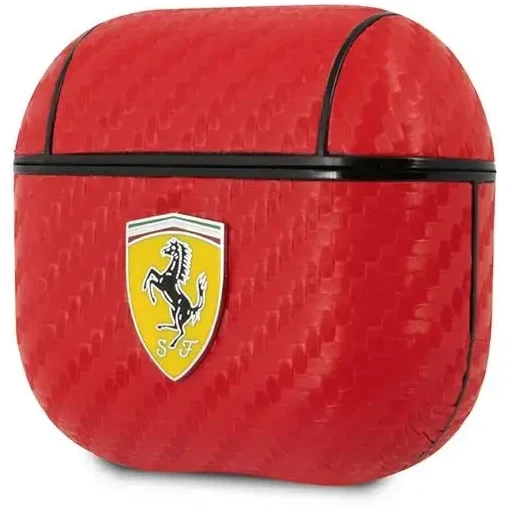Ferrari FESA3CARE AirPods 3 dėklas red On Track PU Carbon