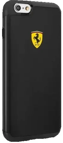 Ferrari kietas dėklas FESPHCP6BK Apple iPhone 6/6S shockproof juodos spalvos