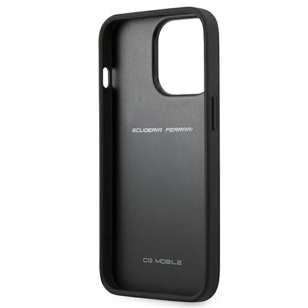 Dėklas Ferrari FESAXHCP13LBK, skirtas iPhone 13 Pro/13, juodas