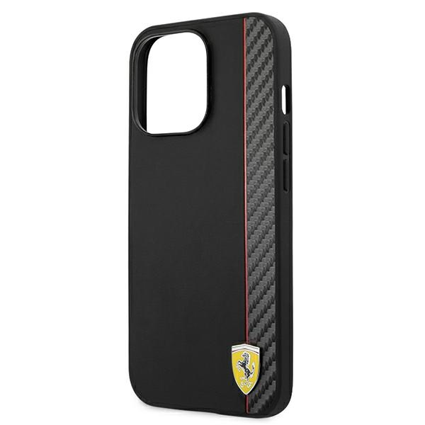 Dėklas Ferrari FESAXHCP13LBK, skirtas iPhone 13 Pro/13, juodas