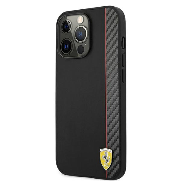 Dėklas Ferrari FESAXHCP13LBK, skirtas iPhone 13 Pro/13, juodas