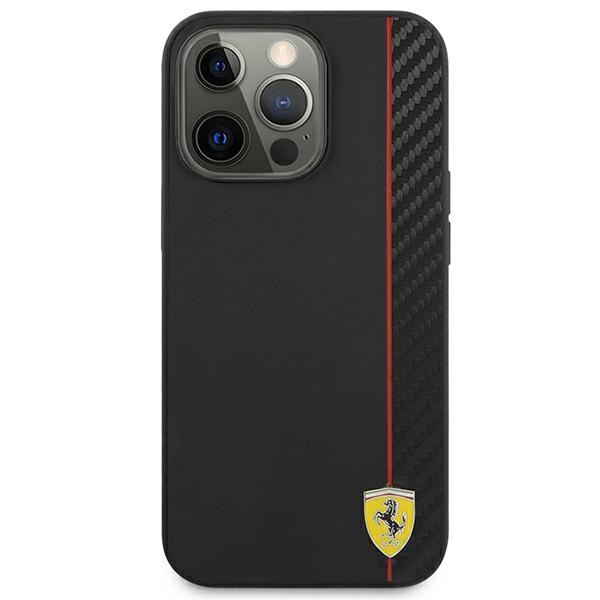Dėklas Ferrari FESAXHCP13LBK, skirtas iPhone 13 Pro/13, juodas