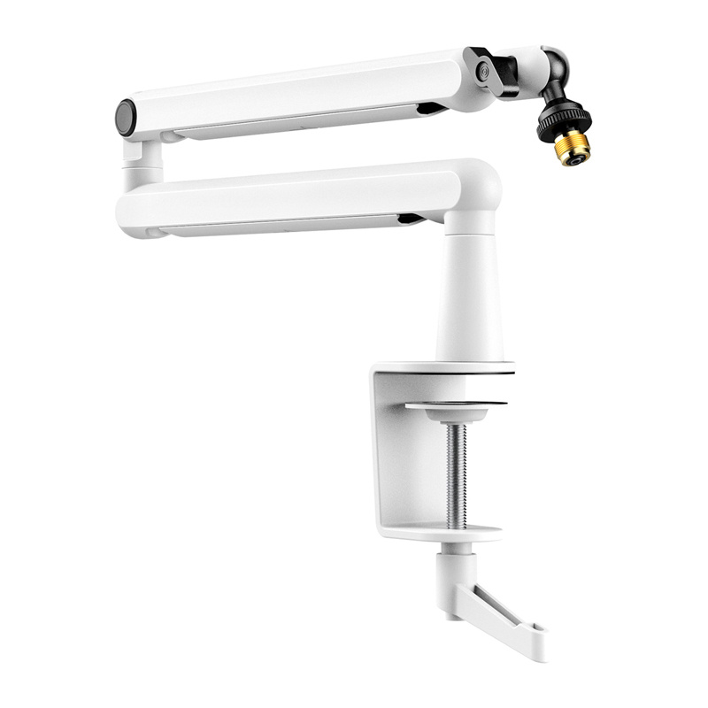 Fifine BM88W mikrofonas desk stand baltos spalvos