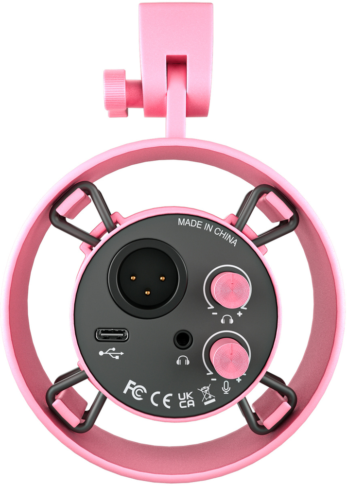 Fifine K688P dynamic microphone (pink)