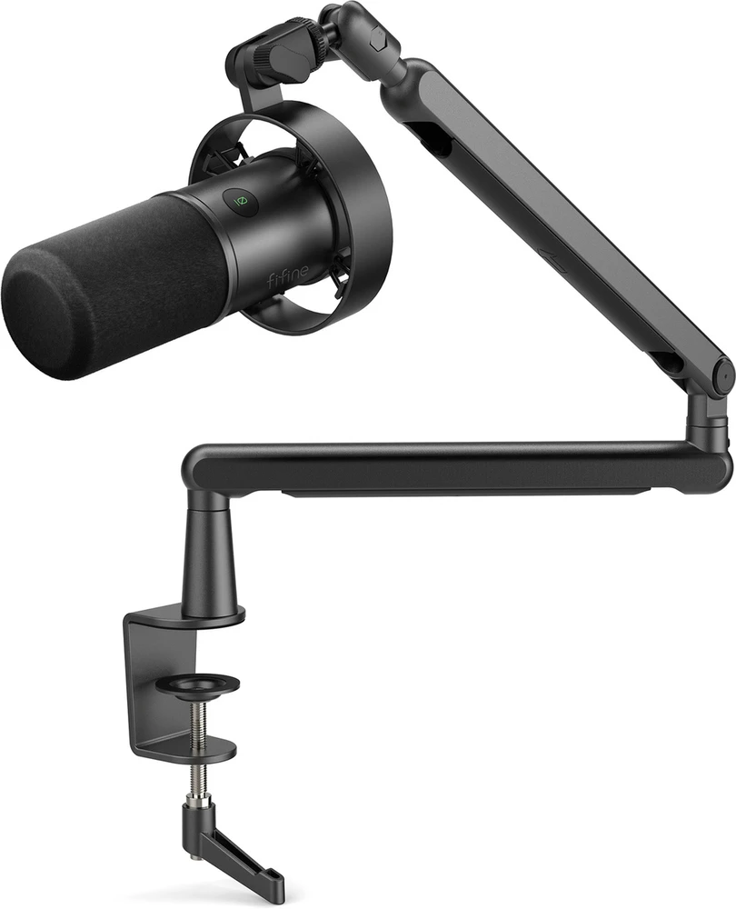 Fifine T688 dinaminis mikrofonas juodos spalvos