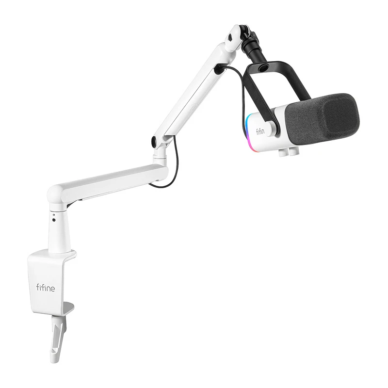 Laidinis mikrofonas su stovu ir RGB apšvietimu FIFINE AmpliGame TAM8W