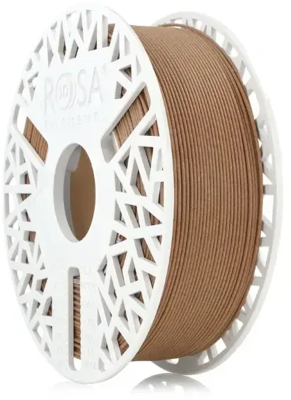 3D plastikas su medžio dulkėmis 1.75mm 3kg (rekomenduojama naudoti plieninius purkštukus 0.6mm) Rosa3D