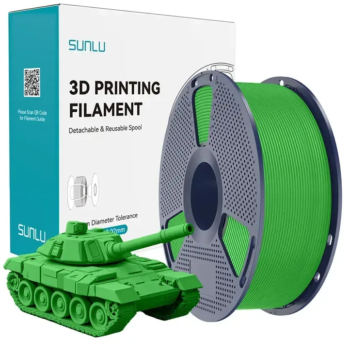 Filament Sunlu PLA+ High-Speed Žalias