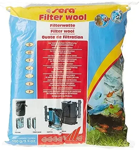 sera Filterwatte 100g filtras smulkiems nešvarumams
