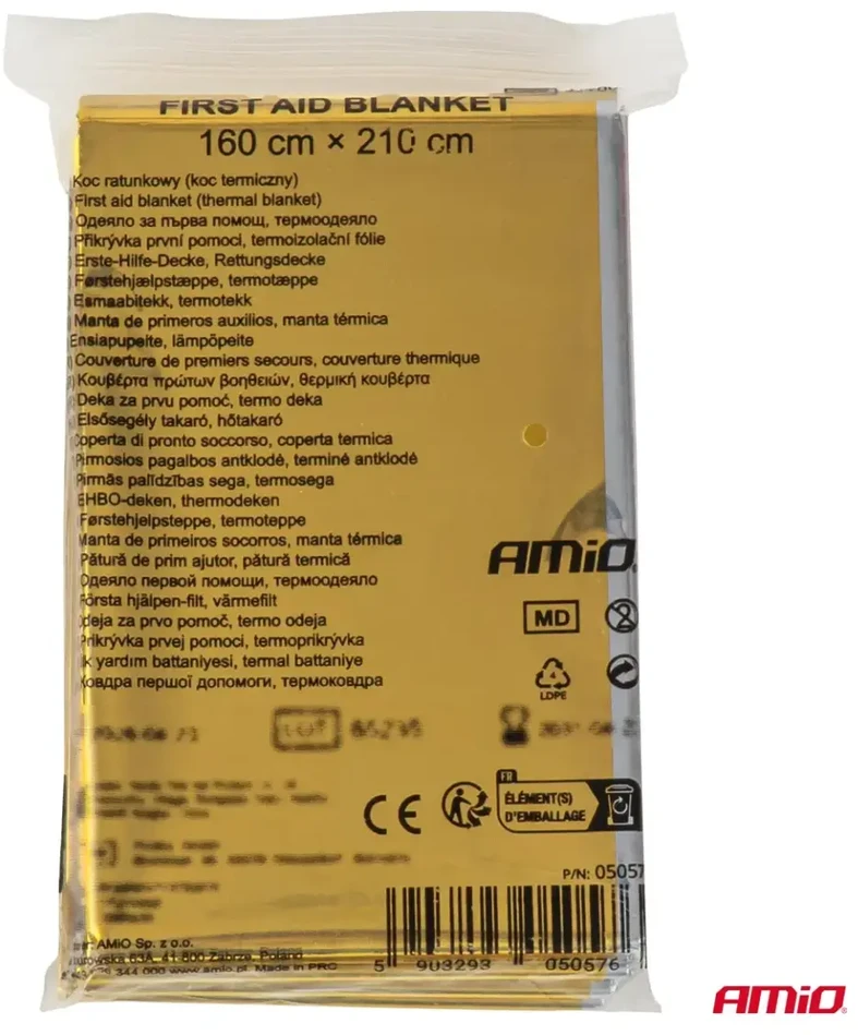Gelbėjimo antklodė 160 cm x 210 cm amio-05057