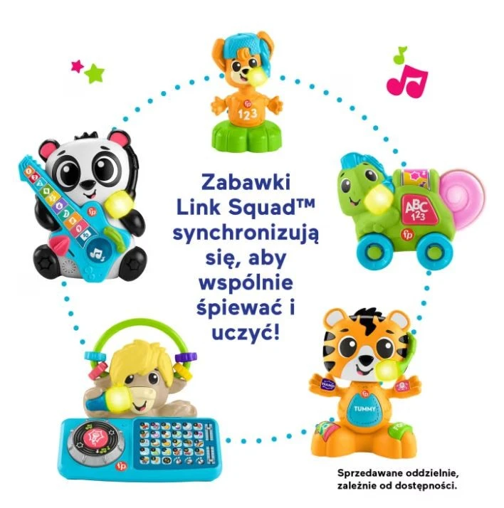 Fisher Price Mattel FP LS Fox muzikinės priešingybės HYL37 /2