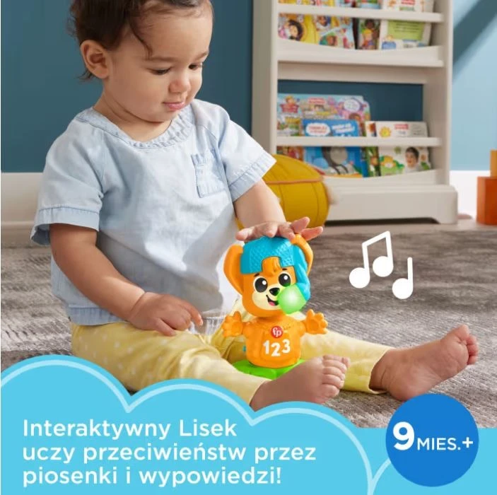 Fisher Price Mattel FP LS Fox muzikinės priešingybės HYL37 /2