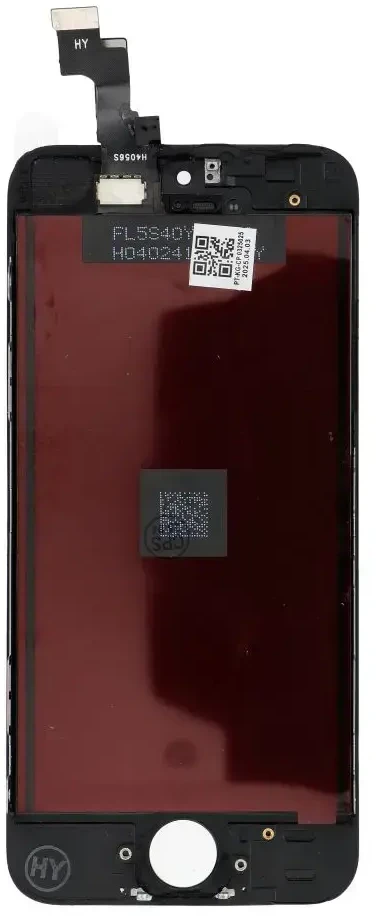FixCell LCD Ekranas for IPHONE 5S SE (1gen) juodas (high light)