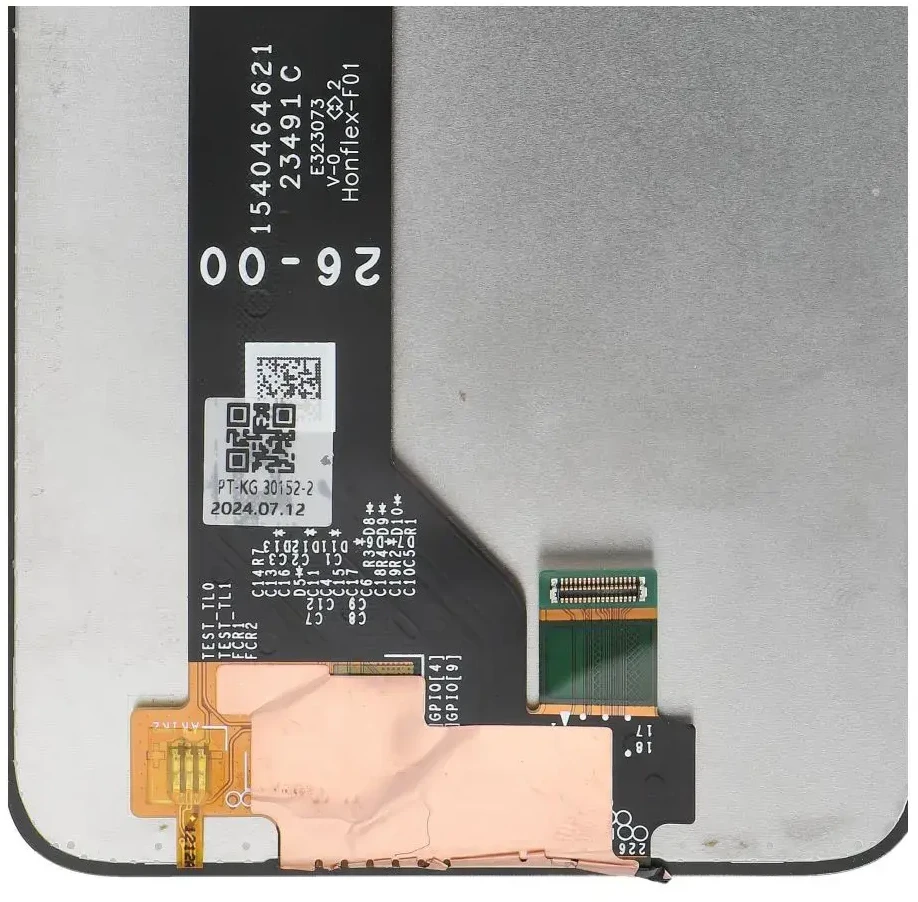 „FixCell“ LCD ekranas, skirtas MOTOROLA G34, atnaujintas be rėmelio.