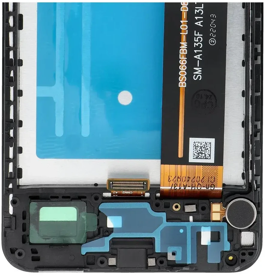FixCell LCD ekranas, skirtas SAMSUNG A13 4G A135 OEM rėmeliui su komponentais