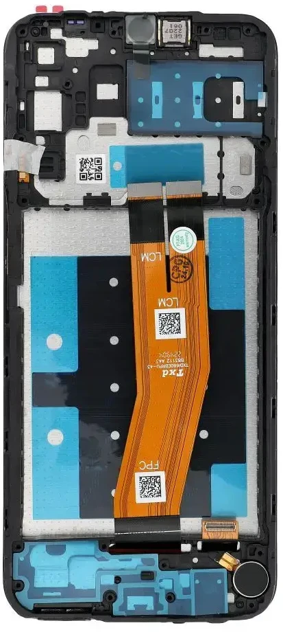 FixCell LCD ekranas, skirtas SAMSUNG A14 4G A145P OEM rėmeliui su komponentais