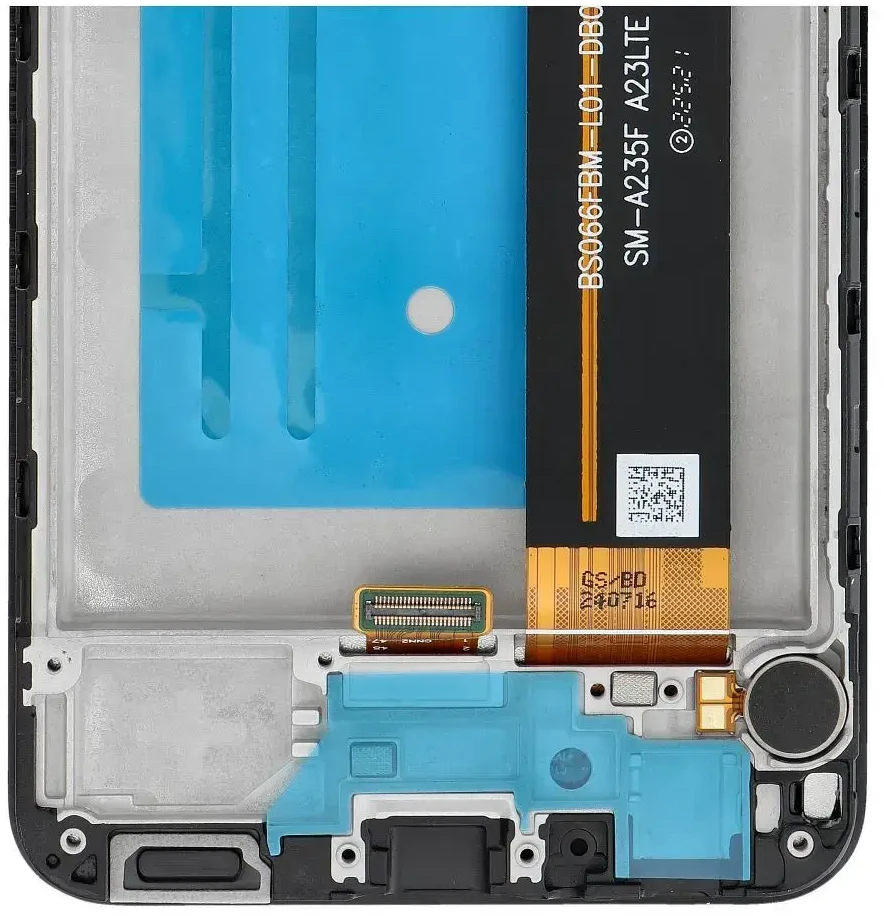 FixCell LCD ekranas, skirtas SAMSUNG A23 4G A235F OEM su rėmeliu