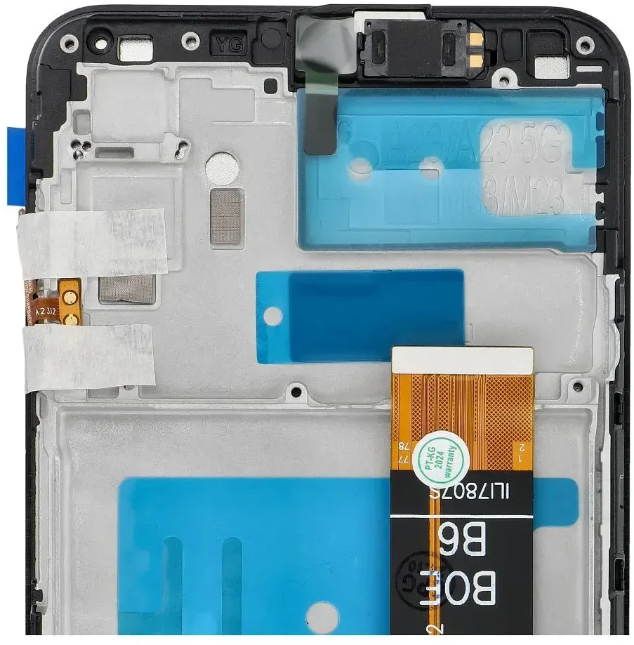 FixCell LCD ekranas, skirtas SAMSUNG A23 4G A235F OEM su rėmeliu