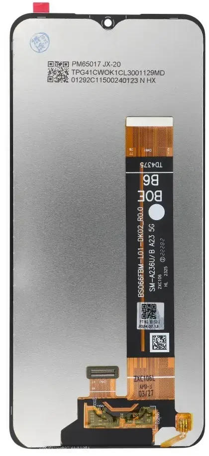 FixCell ekranas, skirtas SAMSUNG a23 5G a236 OEM be rėmelio
