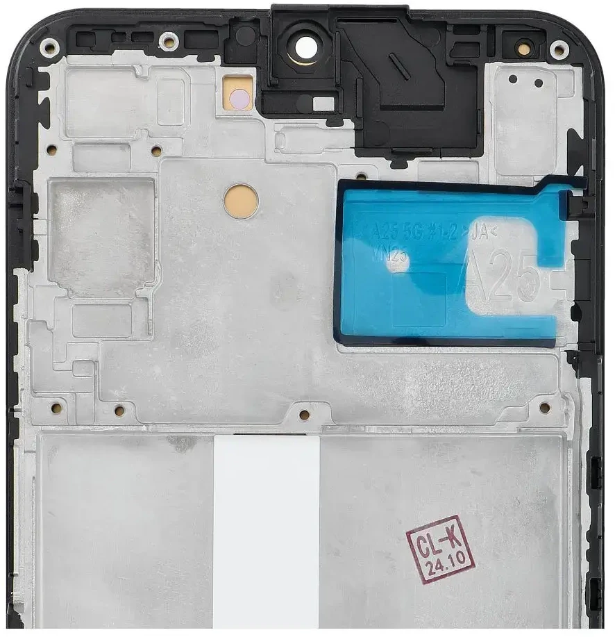 FixCell LCD ekranas, skirtas SAMSUNG A25 OLED su rėmeliu